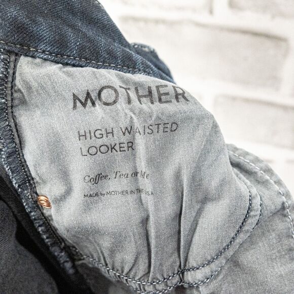 MOTHER Denim Size 25 High Waist Looker Jeans in Coffee Tea or Me - Picture 7 of 11
